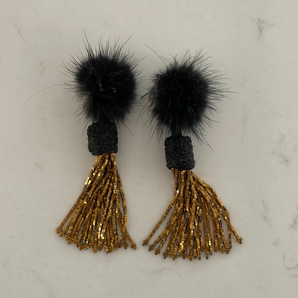 Mignonne Gavigan Mini Jacki Earrings Gold Pyrite